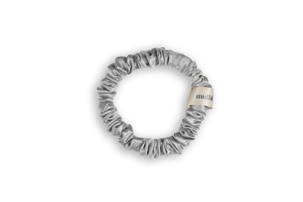 Scrunchie Small Silver