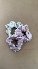 Set 4 Scrunchies Medium Lavender
