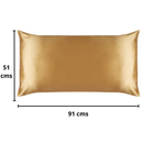 Funda de almohada King Size Gold