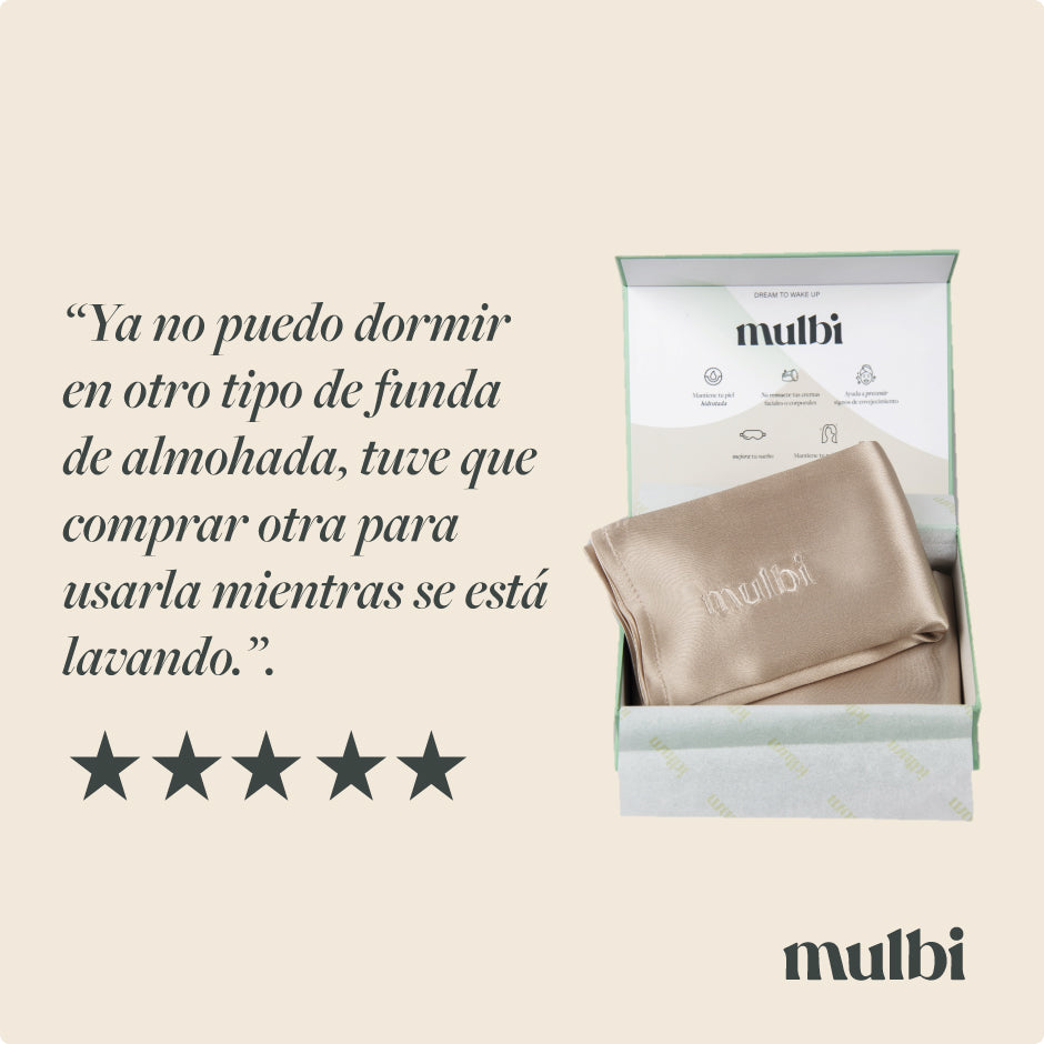 Set 2 Fundas Standard Cream