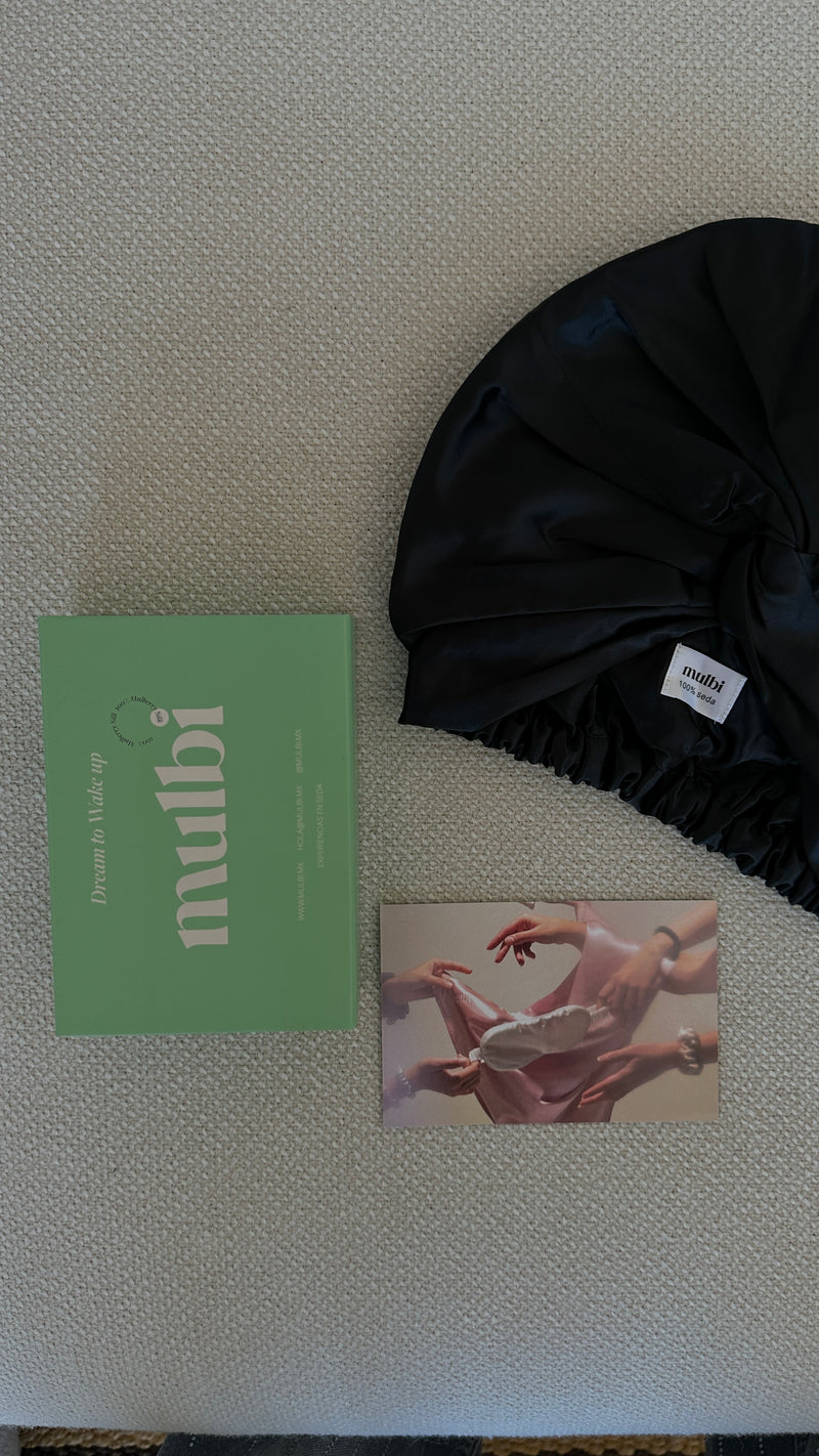 Turbante Seda Black