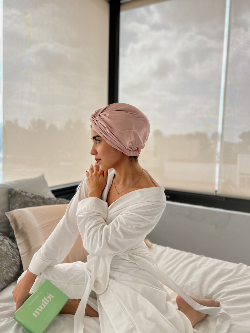 Turbante Seda Pink