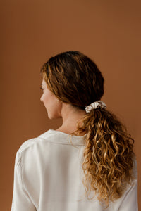 Set de 4 Scrunchies Charcoal de seda