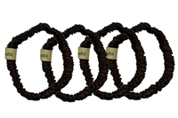 Set 4 Scrunchies Small Chocolate