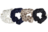 Set de 4 Scrunchies Basics de seda