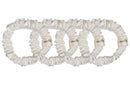 Set de 4 Scrunchies Small Cream de Seda