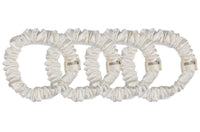Set de 4 Scrunchies Small Cream de Seda