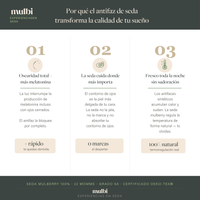 Antifaz de seda Black