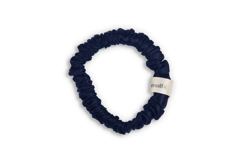 Scrunchie Small Navy Blue